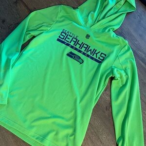 NFL Seattle Seahawks Kids Green Hoodie New no tag